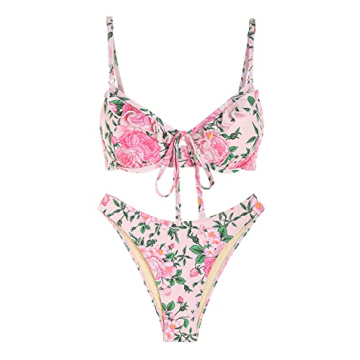 Stylish ZAFUL Floral Bikini Set for Summer Fun