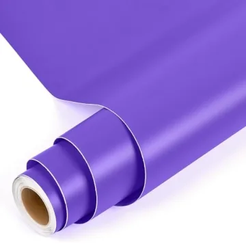 Prime Vinyl Matte Purple Permanent Vinyl Roll - Perfect for All Crafting Needs