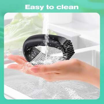 Stainless Steel Garlic Presser Rocker for Easy Crushing