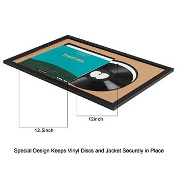 eletecpro Record Frame for Vinyl Albums with Mats