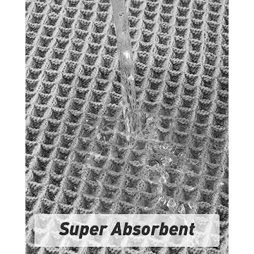 Upgraded Waffle Bath Mat for Comfort and Safety