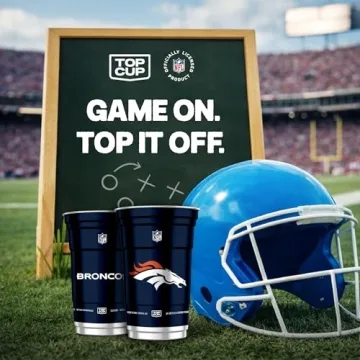 NFL Denver Broncos Reusable Aluminum Cups for Game Day