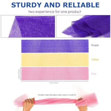 African Net Sponge - Exfoliating Shower Scrubber Pack