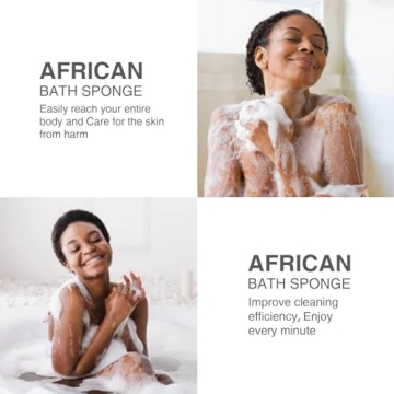 African Net Sponge - Exfoliating Shower Scrubber Pack