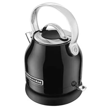 Stylish KitchenAid Electric Kettle 1.25L - Onyx Black for Tea Lovers