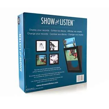 Show and Listen Album Cover Display Frame (Set of Four)