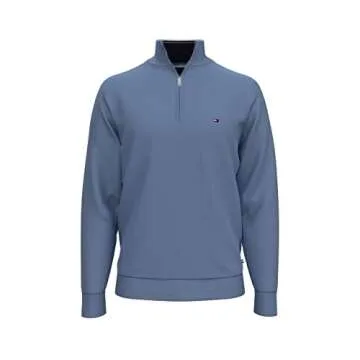 Tommy Hilfiger Men's Fleece Quarter Zip Pullover - Stylish Comfort