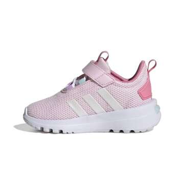 adidas Kids Racer TR23 Sneaker, Clear Pink/Zero Metallic/Bliss Pink, 7.5 US Unisex Toddler