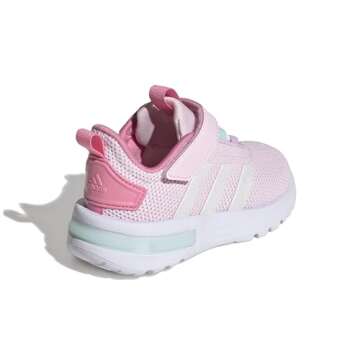 adidas Kids Racer TR23 Sneaker, Clear Pink/Zero Metallic/Bliss Pink, 7.5 US Unisex Toddler