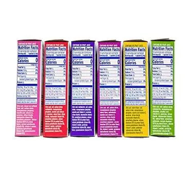 Propel Powder Packets Drink Mix Singles Variety of 6 Lemon, Grape, Berry, Raspberry Lemonade, and Ki...