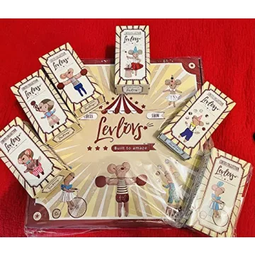 Unique LEVLOVS Circus Mouse Matchbox for Kids