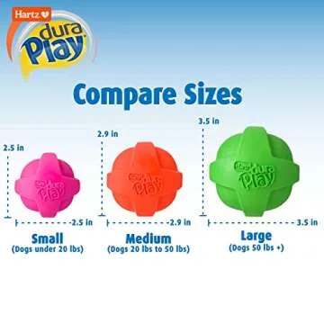 Hartz Dura Play Bacon Scented Dog Toy – 3 Pack for Small Dogs