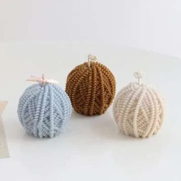 Verceco Silicone Candle Molds for DIY Crafts Pack of 3