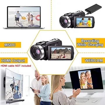 Full HD 1080P Video Camera Camcorder for Great Shots