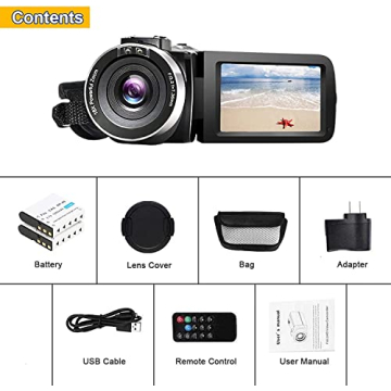 Full HD 1080P Video Camera Camcorder for Great Shots