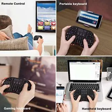 Rii i8 Mini Wireless Keyboard with Touchpad - Portable Control