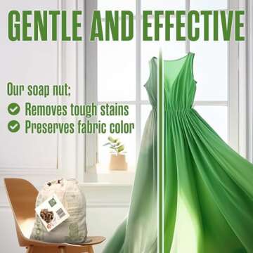 NaturalThings Laundry Detergent, Organic Soap Nuts (125 Loads) – Eco-Friendly, Hypoallergenic & Fr...