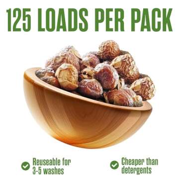 NaturalThings Organic Soap Nuts Eco-Friendly Laundry Solution