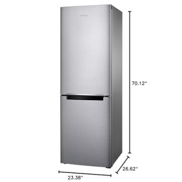 SAMSUNG 11.3 Cu Ft Bottom Freezer Refrigerator for Small Spaces