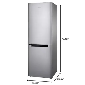 SAMSUNG 11.3 Cu Ft Bottom Freezer Refrigerator for Small Spaces