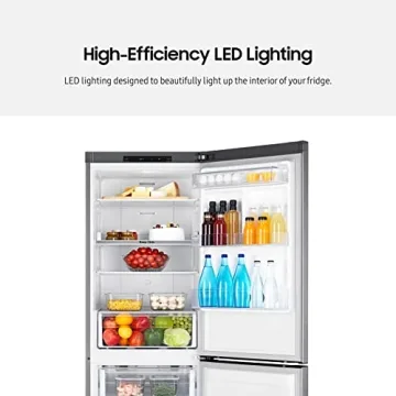 SAMSUNG 11.3 Cu Ft Bottom Freezer Refrigerator for Small Spaces