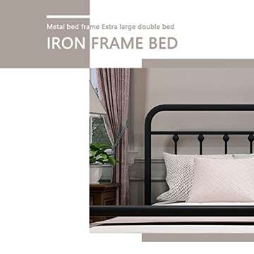 AUFANK Metal Bed Frame Full Size Stylish Durable Design