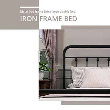 AUFANK Metal Bed Frame Full Size Stylish Durable Design