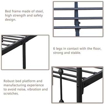 AUFANK Metal Bed Frame Full Size Stylish Durable Design