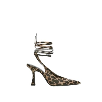 Stylish Leopard Print Pumps - Elegant High Heels for Women