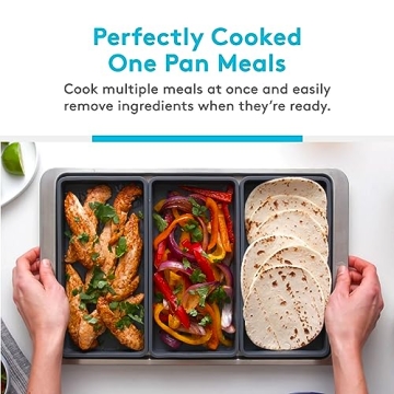 Prepd Cheat Sheets Silicone Baking Trays for Meal Prep