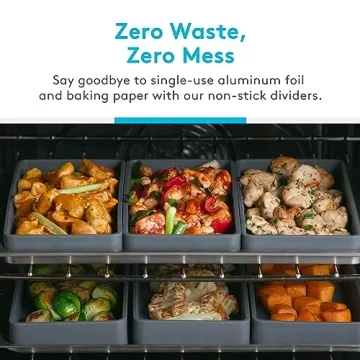 Prepd Cheat Sheets Silicone Baking Trays for Meal Prep