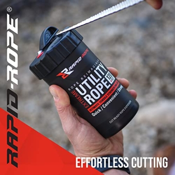 Rapid Rope 120ft Flat Tactical Paracord for Camping Utility