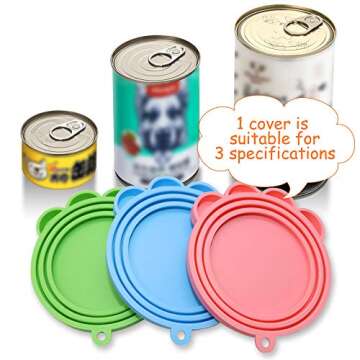 Joytale Silicone Can Lids: Pet Food Covers 3 Pack