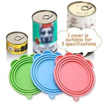 Joytale Silicone Can Lids: Pet Food Covers 3 Pack
