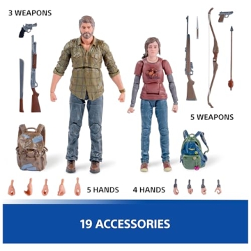 Last of Us Joel & Ellie Action Figures - Ultimate Gift for Gamers