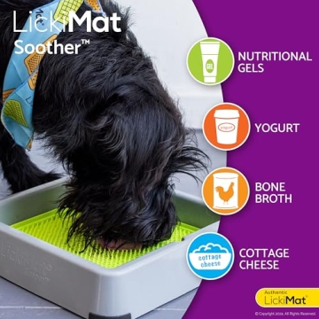 LickiMat Classic Soother for Dogs Ideal Anxiety Reducer