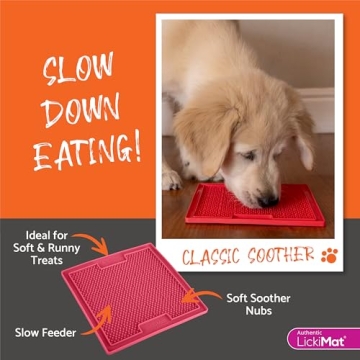 LickiMat Classic Soother for Dogs Ideal Anxiety Reducer