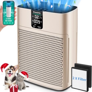 Air Purifier for Home Large Room up to 1740ft², H13 HEPA Air Filter with PM 2.5 Display Air Quality...