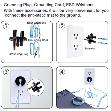 HPFIX ESD Safe Silicone Mat for Electronics Repair Kit