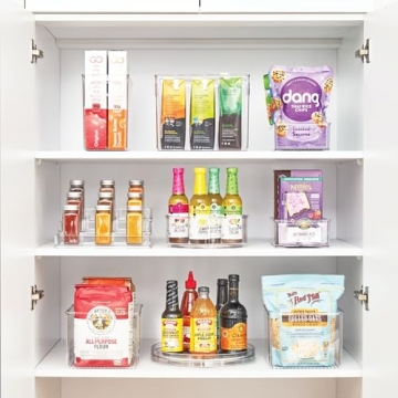 iDesign Lazy Susan Spinner - Eco-Friendly Turntable Organizer