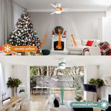 Modern SUNMORY Ceiling Fan with Remote - Stylish & Quiet