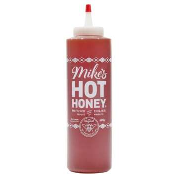 Mike's Hot Honey, America's #1 Brand of Hot Honey, Spicy Honey Infused with Chili Peppers, Gluten-Fr...