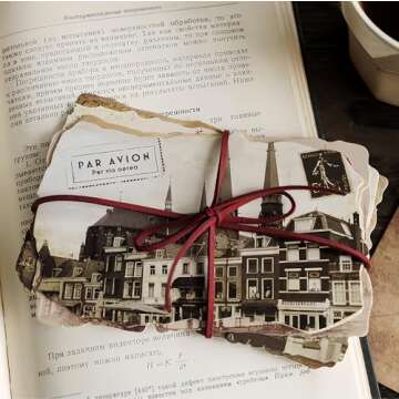 VKSG Retro Theme Postcard Set 30 Cards DIY Postcards Gift Message Card Paper Bookmark for Worth Collecting, Ads Vintage Postcards