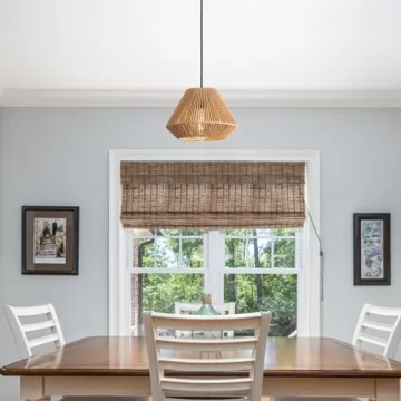 Gudicati Hand Woven Bamboo Pendant Light for Chic Homes