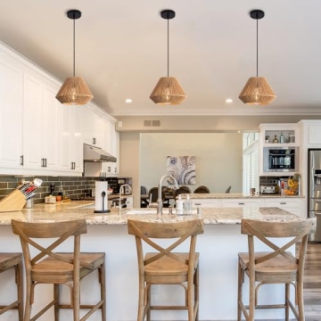 Gudicati Hand Woven Bamboo Pendant Light for Chic Homes