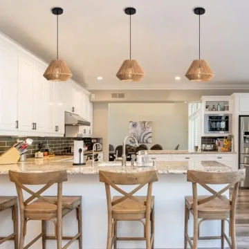 Gudicati Hand Woven Bamboo Pendant Light for Chic Homes