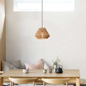 Gudicati Hand Woven Bamboo Pendant Light for Chic Homes