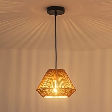 Gudicati Hand Woven Bamboo Pendant Light for Chic Homes