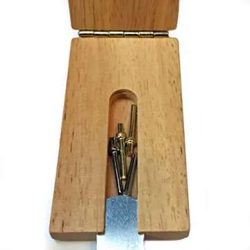 Travel-Friendly Wooden Cribbage Board with Metal Pegs