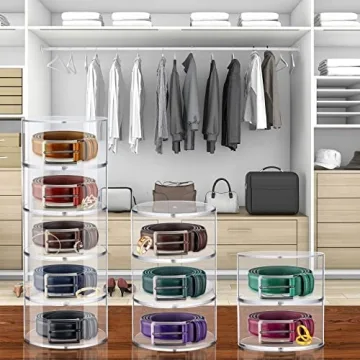 2 Pack Acrylic Belt Organizer for Jewelry & Accessories